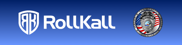 The logos of the Fort Walton Beach Police Department and Rollkall.