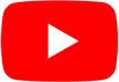 Logo for YouTube social media platform.